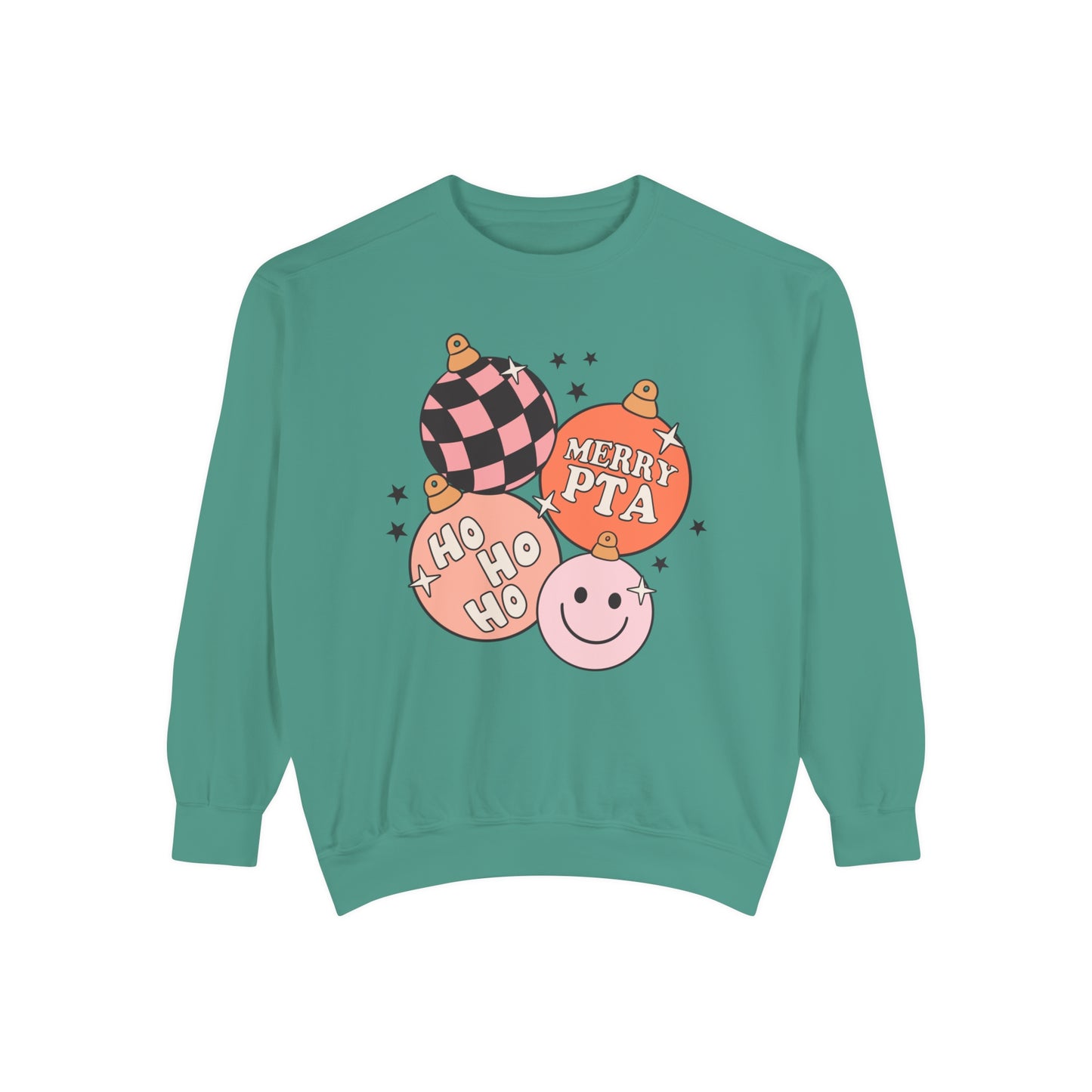 Merry PTA Ornaments Comfort Colors Sweatshirt
