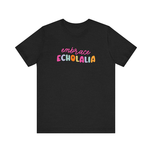 Embrace Echolalia Rainbow Jersey T-Shirt