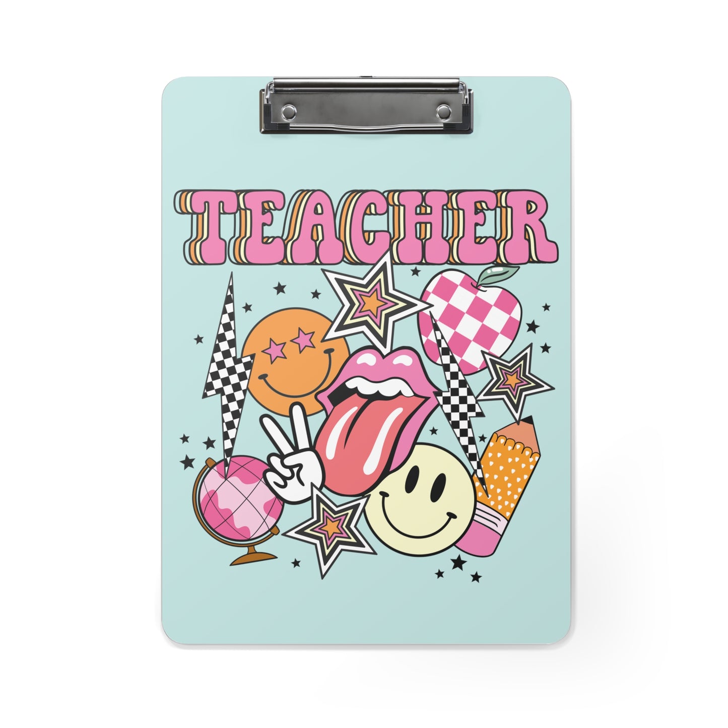 Retro Teacher Clipboard