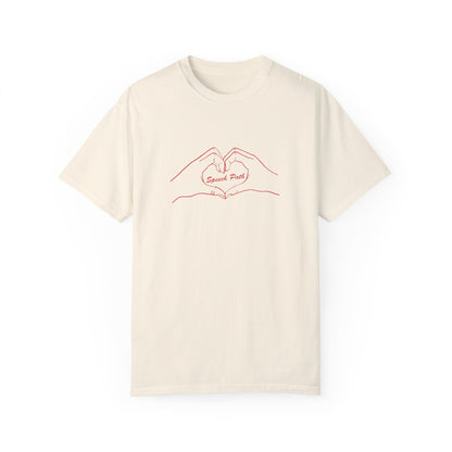 Speech Path Heart Hands Comfort Colors T-Shirt