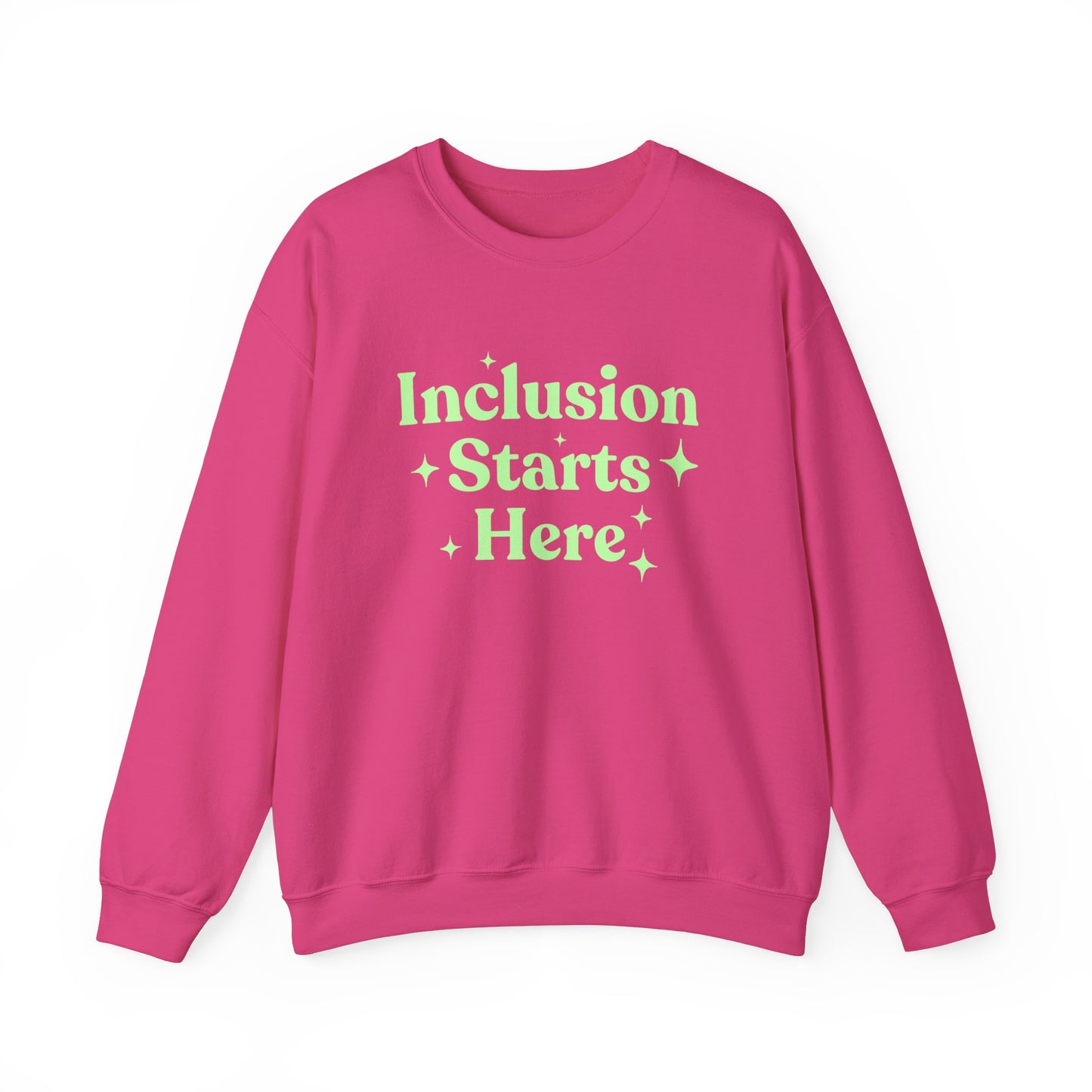 Inclusion Starts Here Crewneck Sweatshirt