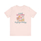 Fueled By Coffee and Language Therapy Jersey T-Shirt