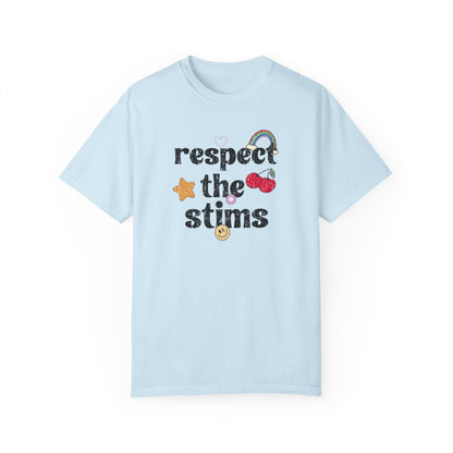 Respect The Stims Distressed Comfort Colors T-Shirt