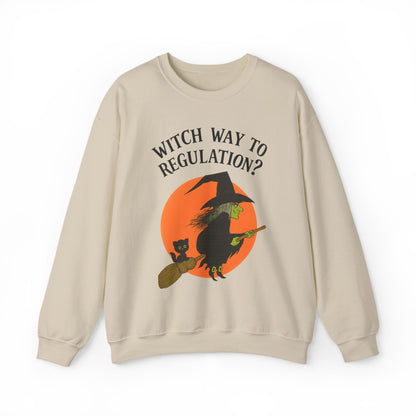 Witch Way to Regulation Crewneck Sweatshirt