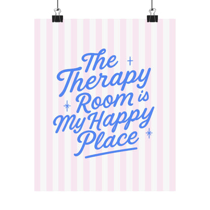 Therapy Room Happy Place Poster