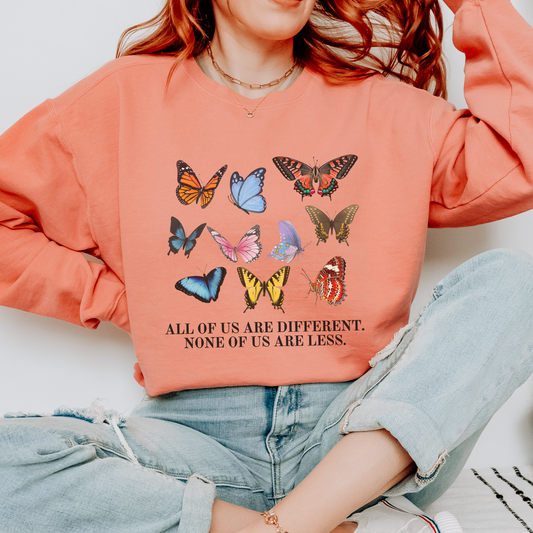 All of Us Are Different Comfort Colors Sweatshirt