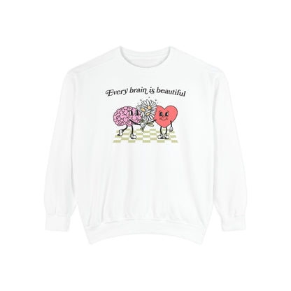 Every Brain Is Beautiful Comfort Colors Sweatshirt