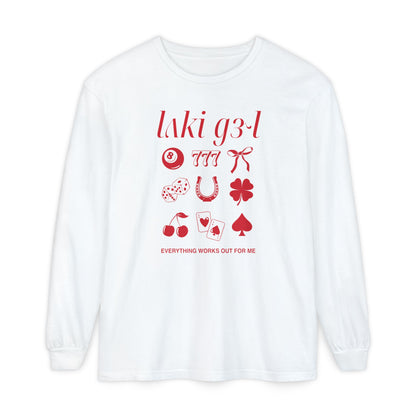 Lucky Girl IPA Long Sleeve Comfort Colors T-Shirt