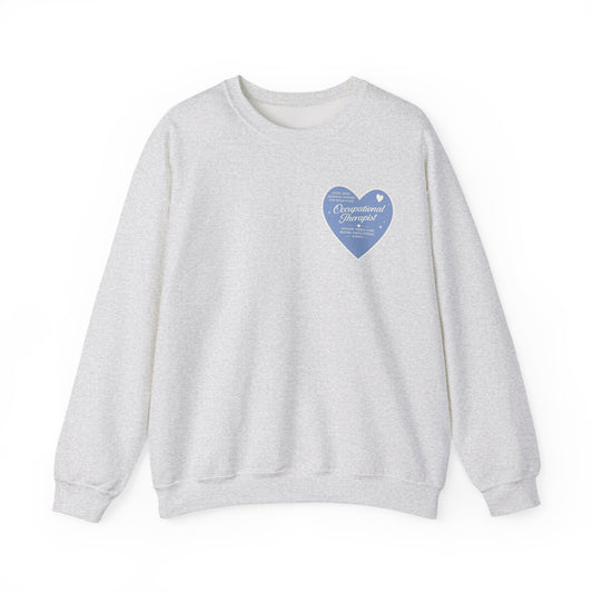 OT Heart Patch Sweatshirt | Front and Back Print