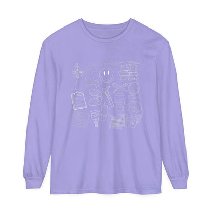 Speech-Language-Hearing Long Sleeve Comfort Colors T-Shirt