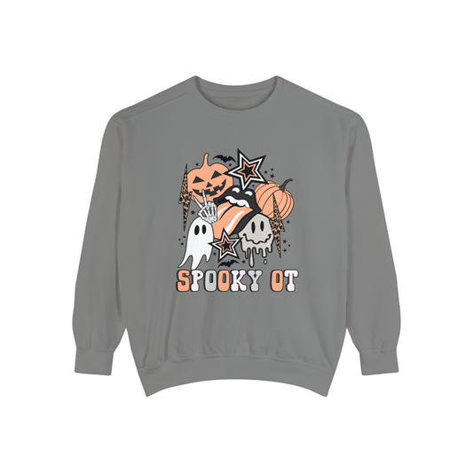 Spooky OT Retro Halloween Comfort Colors Sweatshirt