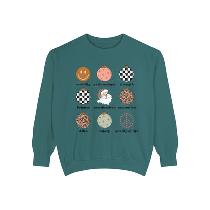 Retro Holiday PT Scope of Practice Comfort Colors Sweatshirt