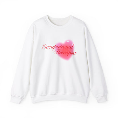 Occupational Therapist Heart Crewneck Sweatshirt
