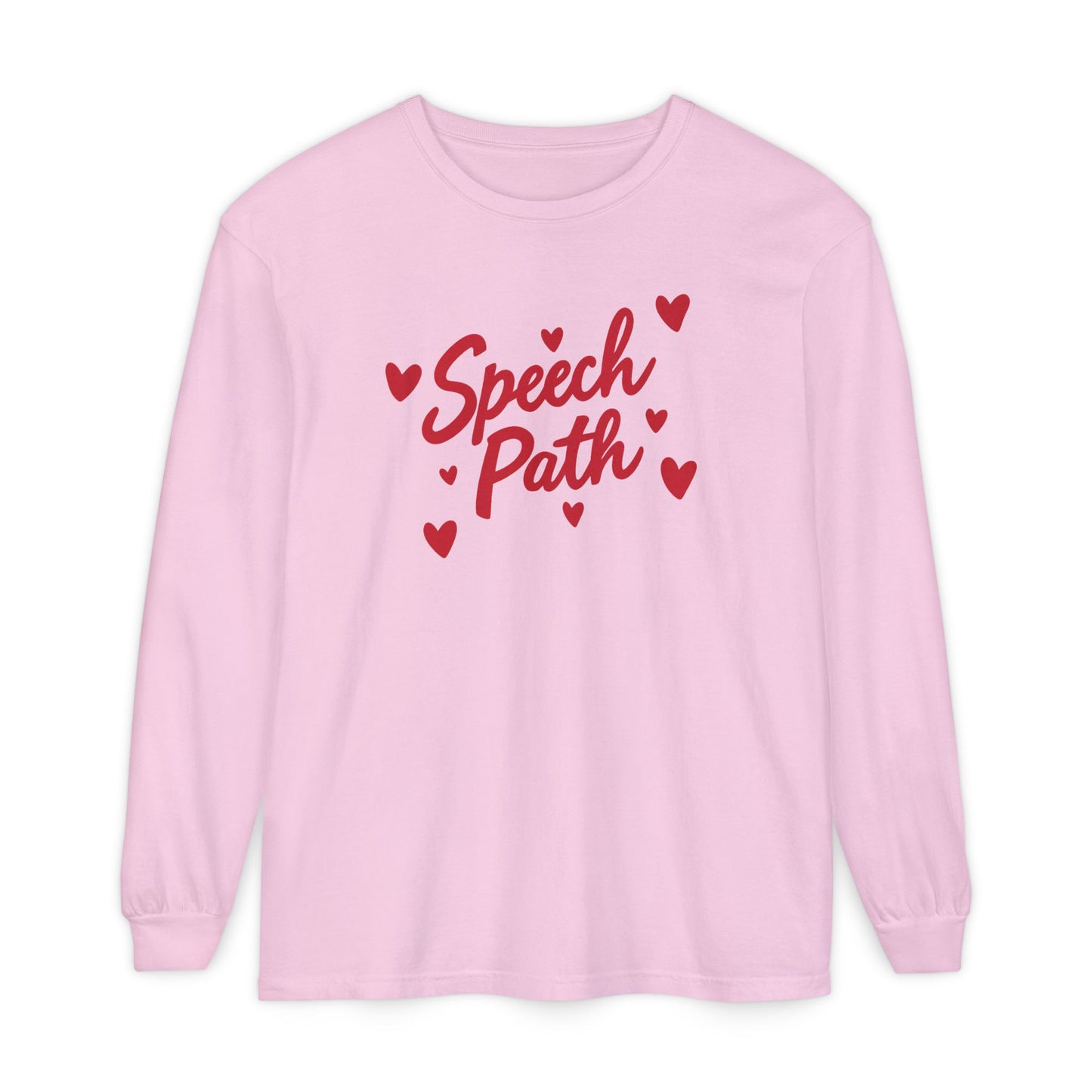 Speech Path Hearts Long Sleeve T-Shirt