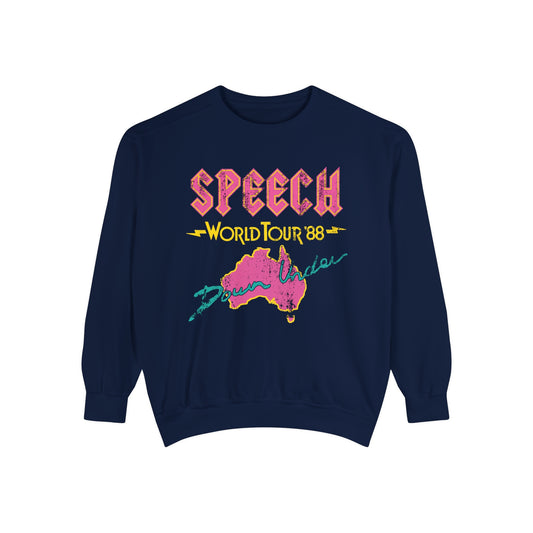 Speech World Tour Comfort Colors Sweatshirt