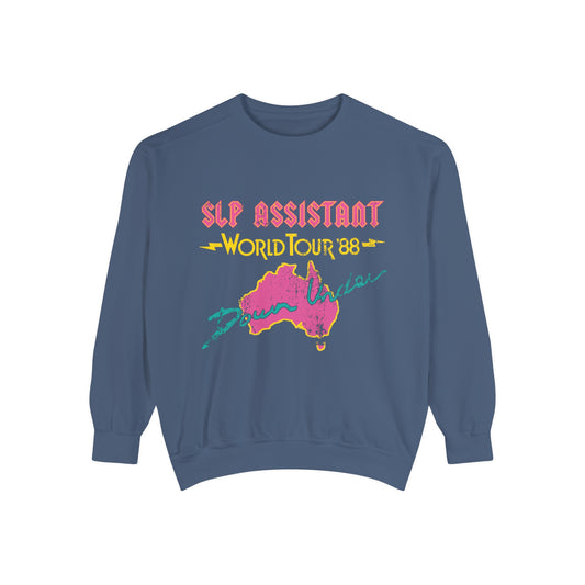 SLP Assistant World Tour Comfort Colors Sweatshirt