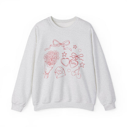 SLPA Whimsy Doodles Crewneck Sweatshirt