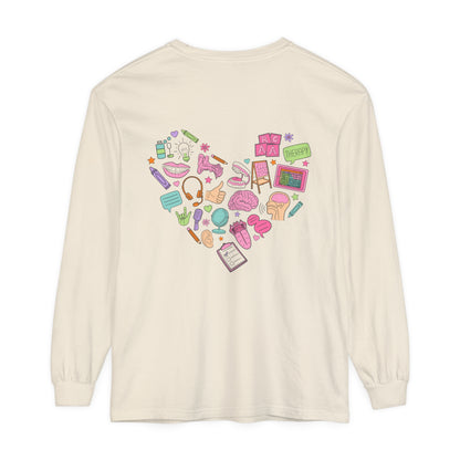 National Speech-Language-Hearing Month Long Sleeve Comfort Colors T-Shirt