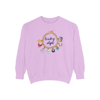Lucky SLPA Charm Bracelet Comfort Colors Sweatshirt