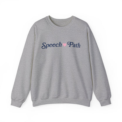 Speech Fills My Heart Crewneck Sweatshirt