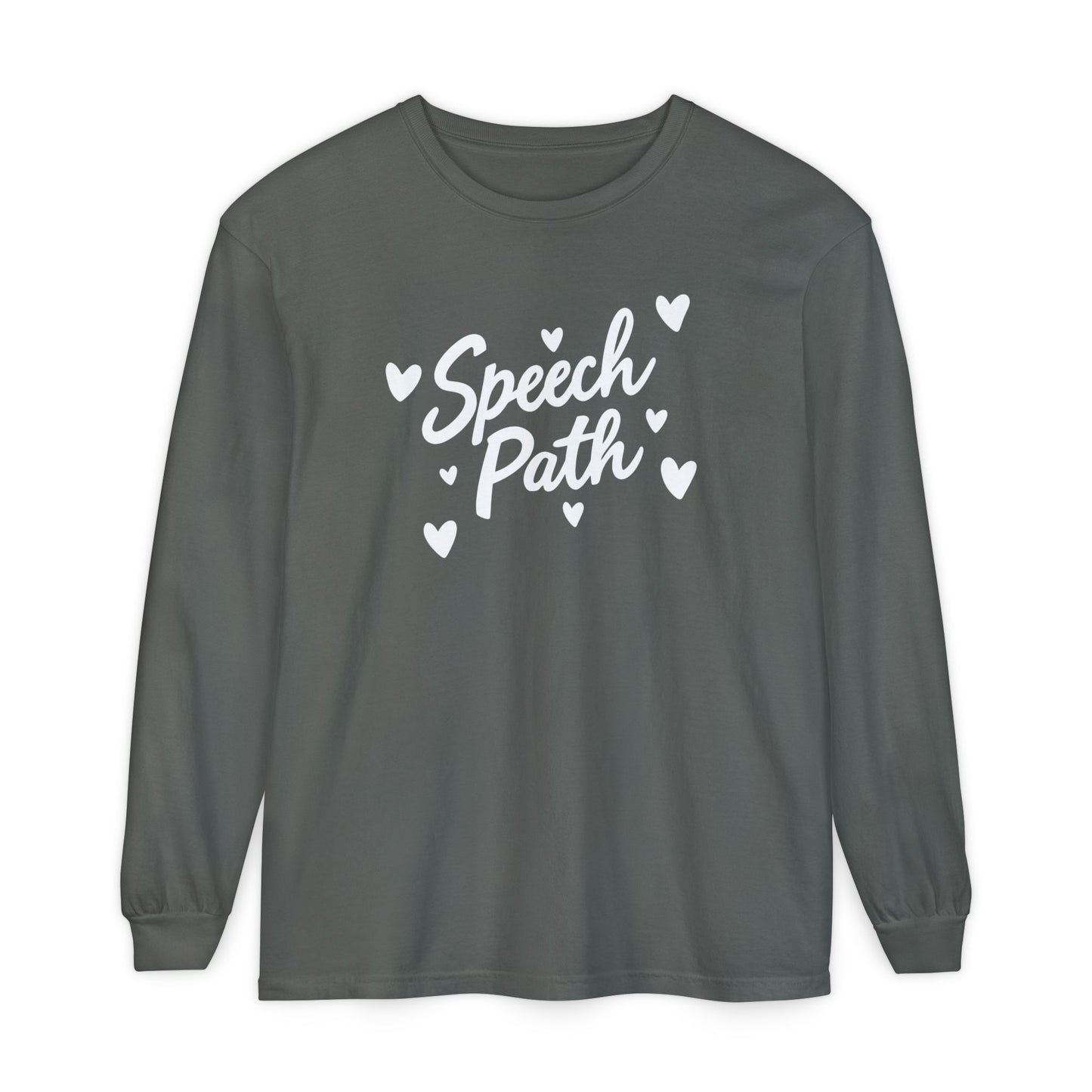 Speech Path Hearts Long Sleeve T-Shirt