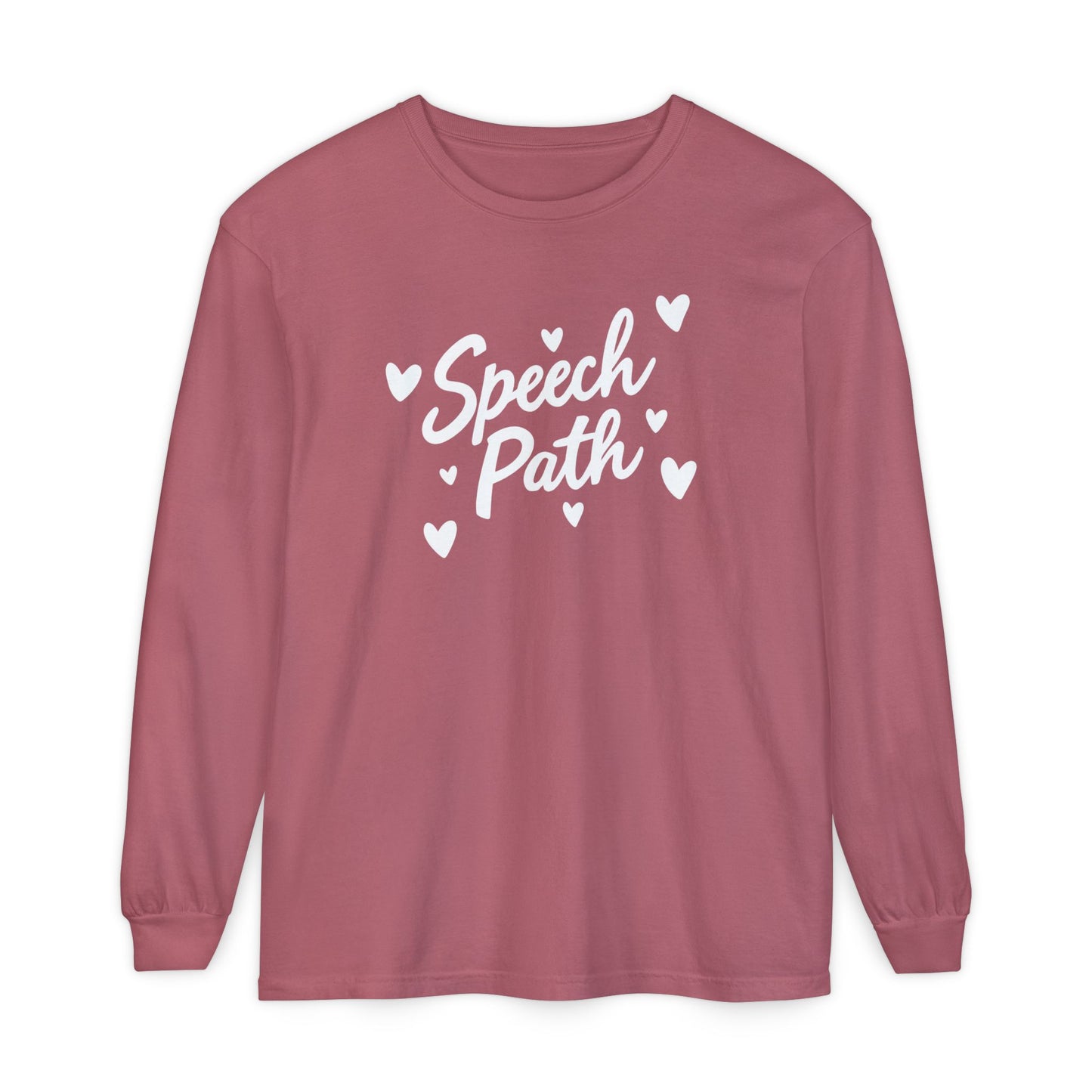Speech Path Hearts Long Sleeve T-Shirt