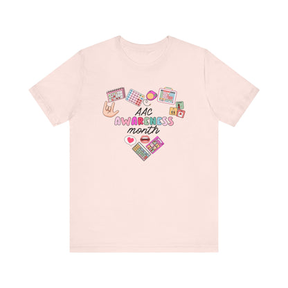 AAC Awareness Month Short Sleeve T-Shirt