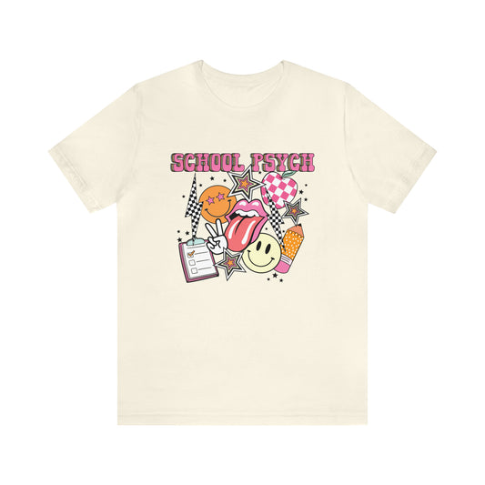 Retro School Psych Jersey T-Shirt