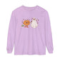 Pumpkin and Ghost AAC Long Sleeve Comfort Colors T-Shirt