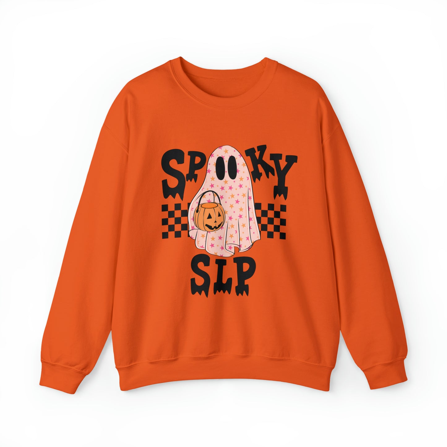 Spooky SLP Checkerboard Crewneck Sweatshirt
