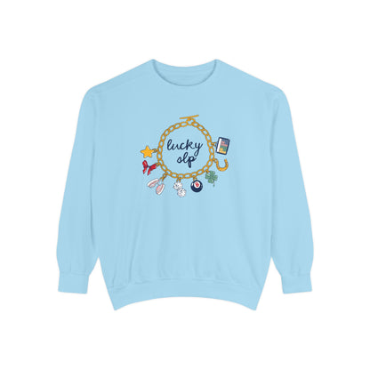 Lucky SLP Charm Bracelet Comfort Colors Sweatshirt