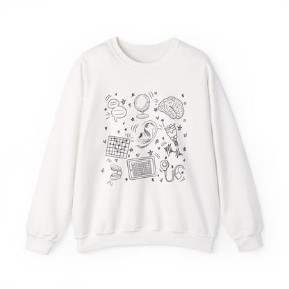 Speech & Hearing Doodles Crewneck Sweatshirt