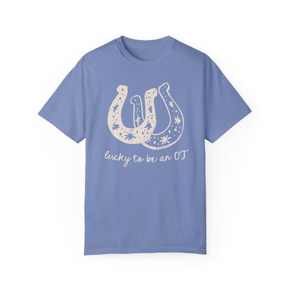 Lucky OT Horseshoe Comfort Colors T-Shirt