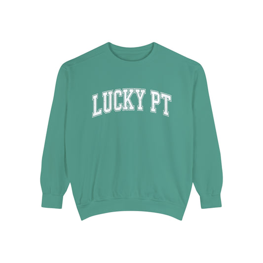 Lucky PT Distressed Comfort Colors Sweatshirt