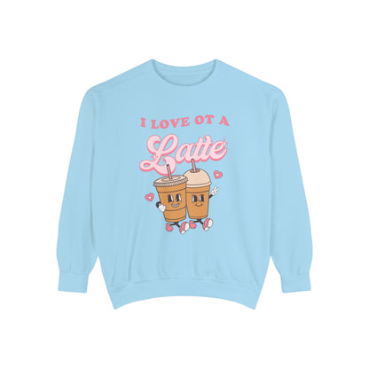 I Love OT a Latte Comfort Colors Sweatshirt