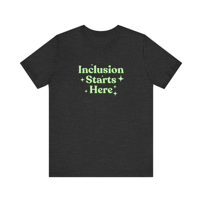 Inclusion Starts Here Jersey T-Shirt
