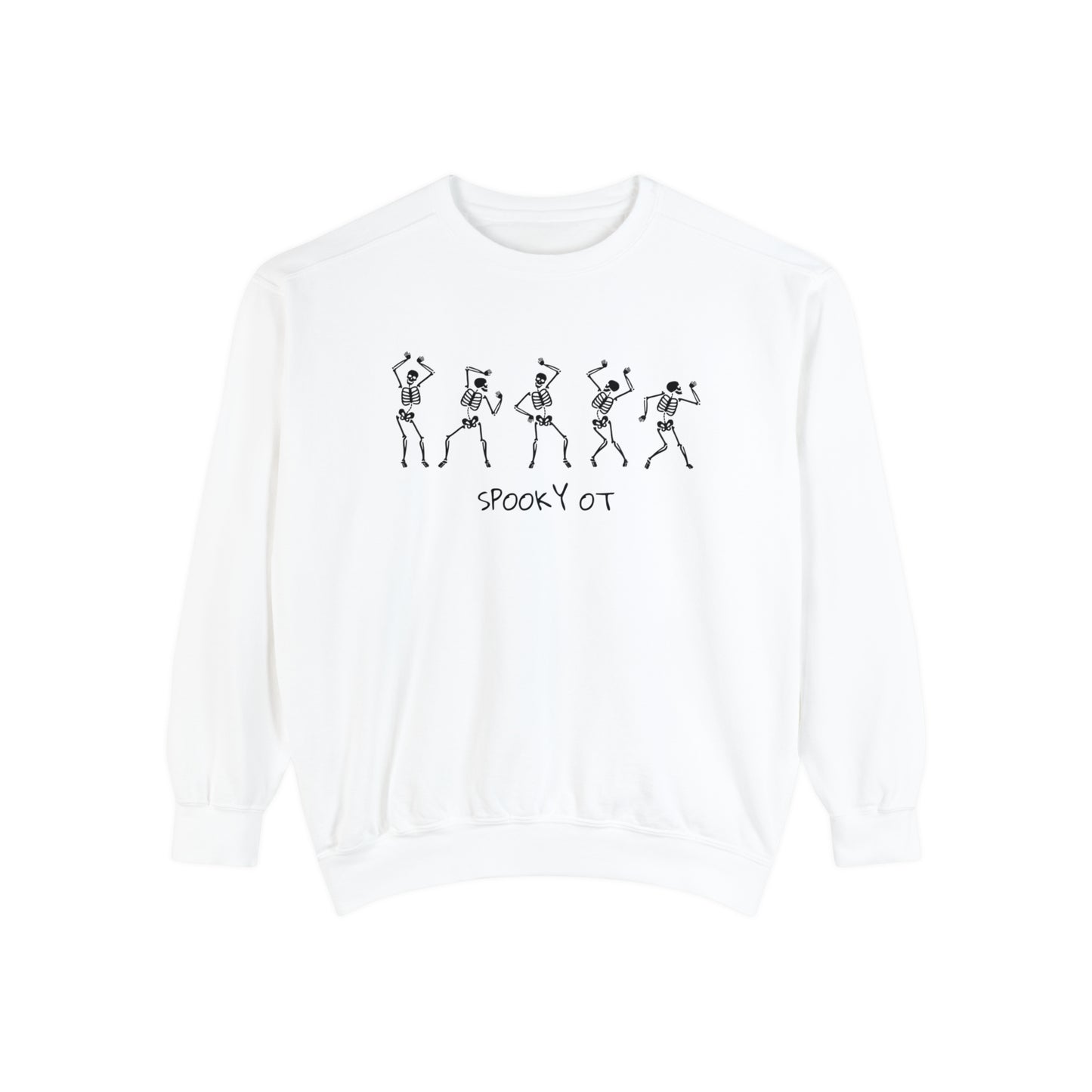 Spooky OT Skeletons Comfort Colors Sweatshirt