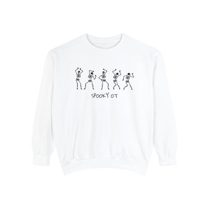 Spooky OT Skeletons Comfort Colors Sweatshirt