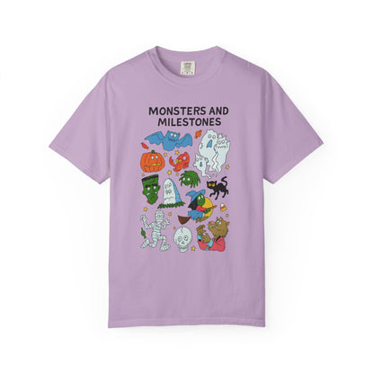 Monsters and Milestones Comfort Colors T-Shirt