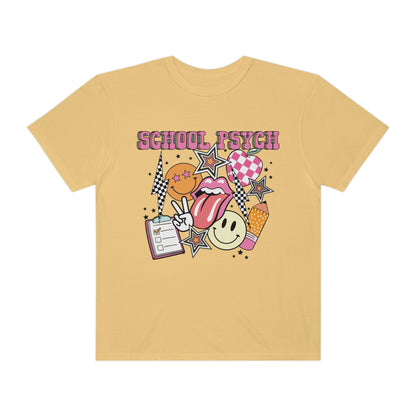 Retro School Psych Comfort Colors T-Shirt