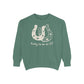Lucky OT Horseshoe Comfort Colors Sweatshirt