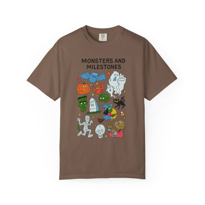 Monsters and Milestones Comfort Colors T-Shirt