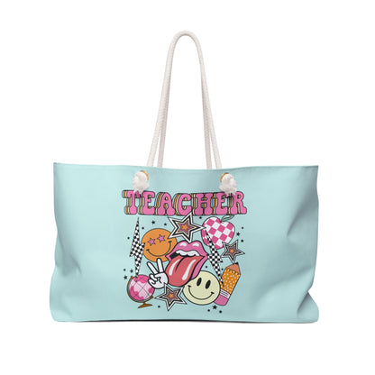 Retro Teacher Oversized Therapy Tote