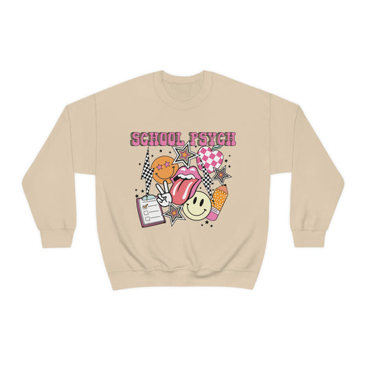 Retro School Psych Crewneck Sweatshirt