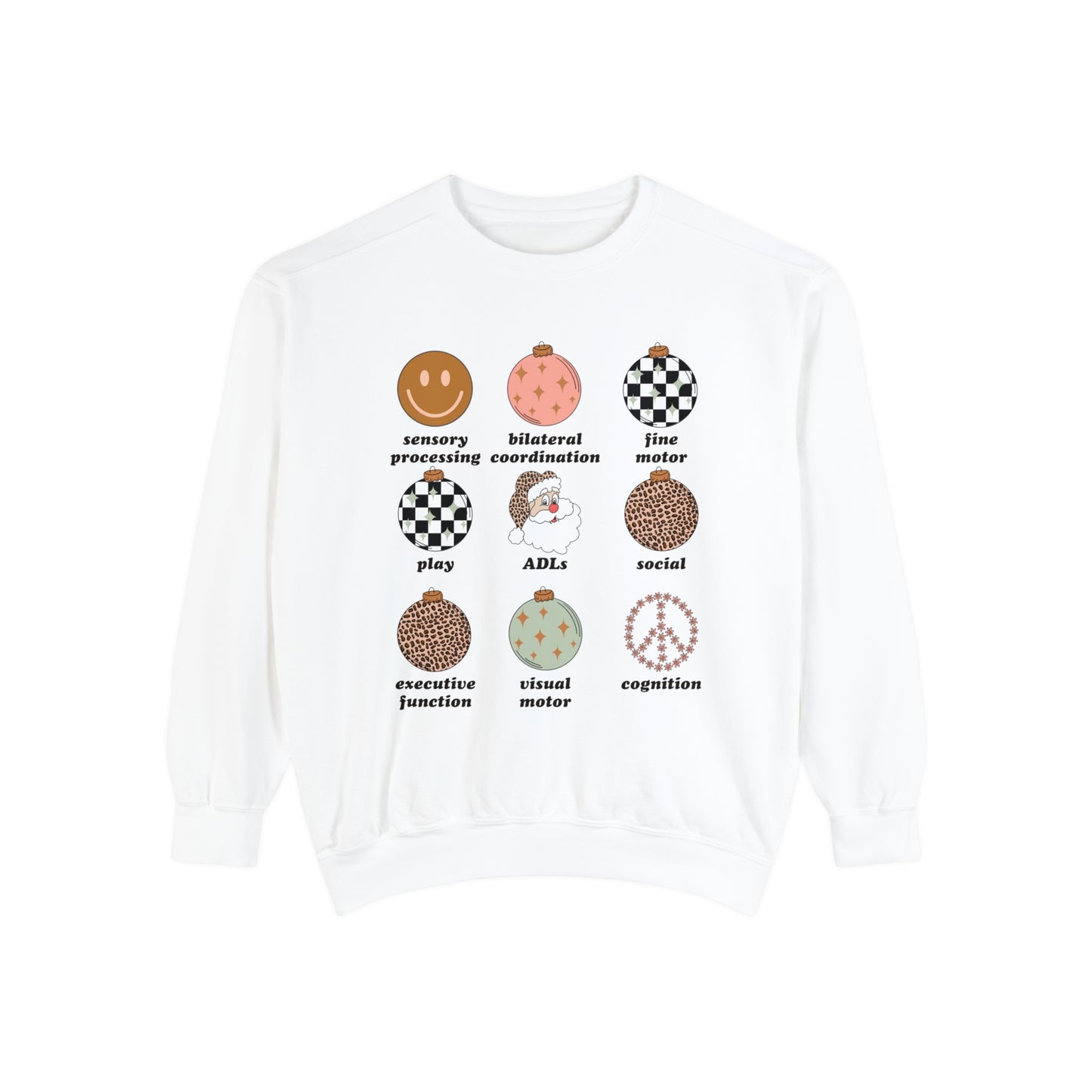 Retro Holiday OT Scope of Practice Comfort Colors Sweatshirt