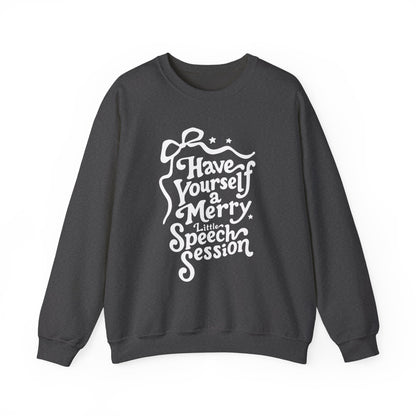 Merry Little Speech Session Crewneck Sweatshirt