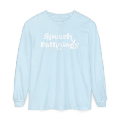 Speech Pathology Long Sleeve Comfort Colors T-shirt