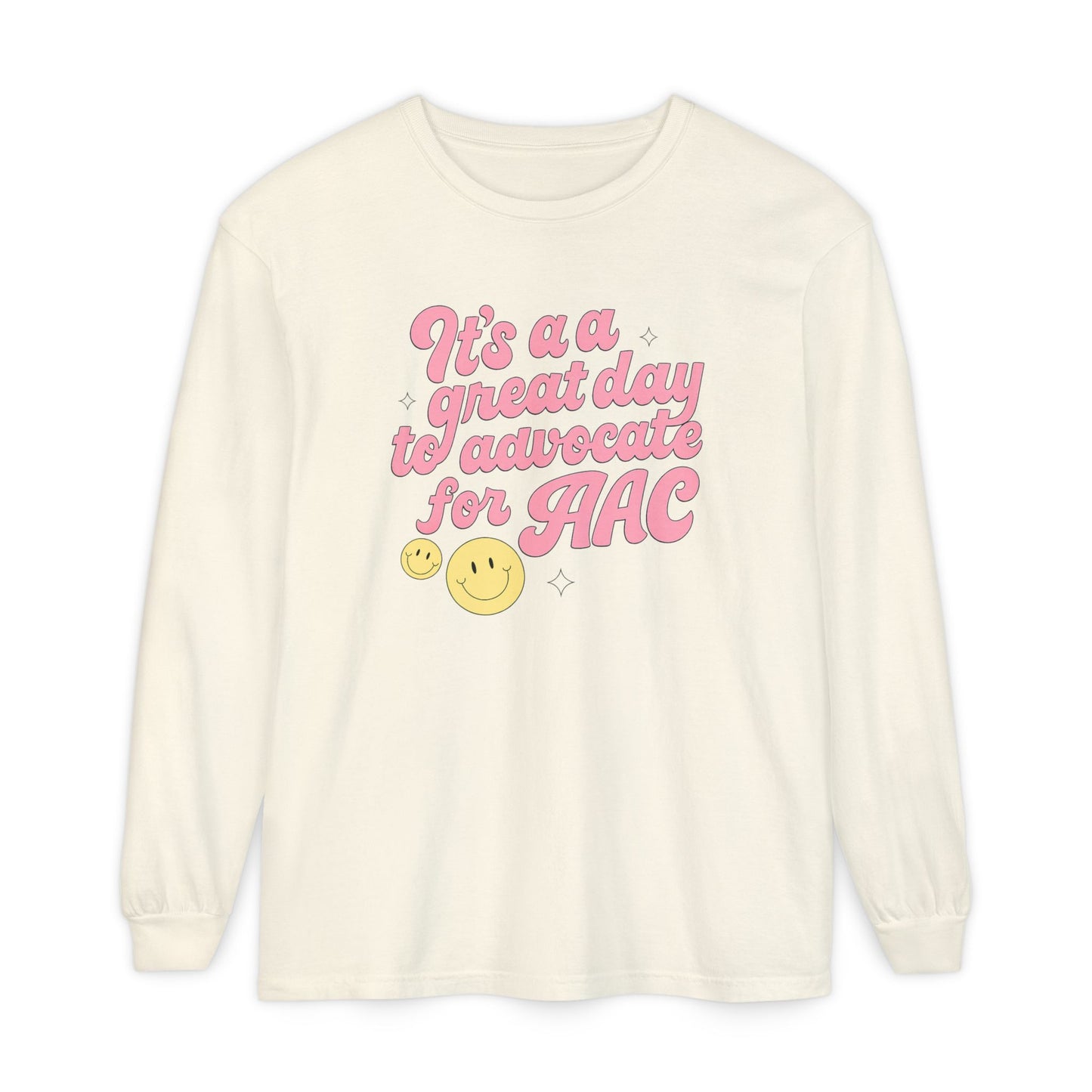 Advocate for AAC Long Sleeve Comfort Colors T-Shirt