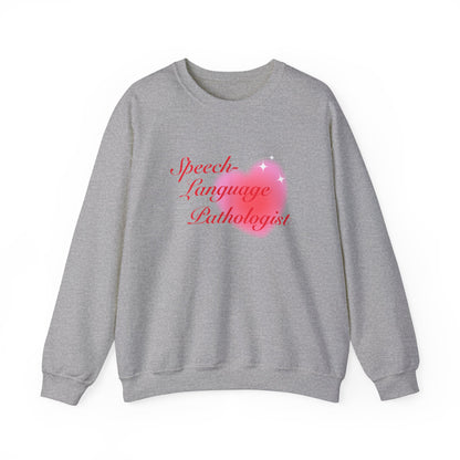 Speech-Language Pathologist Heart Crewneck Sweatshirt