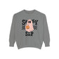 Spooky SLP Checkerboard Comfort Colors Sweatshirt
